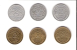 Petit Lot De Monnaies De 2 Franc - Lots & Kiloware - Coins