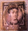 Spain 1876 King Alphonso XII 25c - Used - Used Stamps