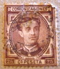 Spain 1876 King Alphonso XII 25c - Used - Gebraucht