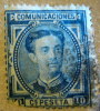 Spain 1876 King Alphonso XII 10c - Used - Used Stamps