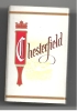 Cigarette, "Chesterfield", Classe Ouverte - Boite Allumettes, Neuve, Vide  (AL058) - Tabac