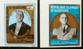 MAURITANIE: De GAULLE (Yvert  N° 293/294).NON DENTELE (IMPERF) Neuf Sans Charniere ** (MNH) - De Gaulle (Generaal)