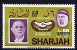 SHARJAH: De GAULLE (YVERT N° 186). 1 VALEUR  Degaulle Surchargée. Neuf Sans Charniere ** (MNH) - De Gaulle (Général)