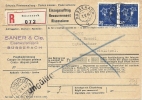 1943 Mehrfachfrankatur 30 Rp (Einzugsmandat) Portogerecht - Lettres & Documents