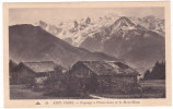 34   ASSY-PASSY.  -  Paysage  à  Plaine-Joux  Et  Le  Mont-Blanc - Passy