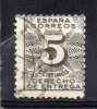 SPAIN 1930 Numeral Black - 5c FU - Usados