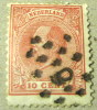 Netherlands 1869 King William III 10c - Used - Usati