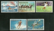 Barbados     "Sports"     Set     SC# 357-61  MNH** - Barbados (1966-...)