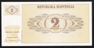 SLOVENIA   P2   2  TOLAR   1990    UNC. - Slovenië