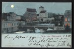 1899 GRUSS AUS RÜGENWALDE Nach MASSOW  LUNE MOND MOON HALTE GEGEN DAS LICHT ED. DRESDEN - Pommern