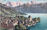 B4500 Switzerland Brienz Panorama Used Perfect Shape 2 Scans - Brienz