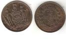 * Britisch North Borneo  1 Cent 1896 Km 2  VF ,rare Coin !!!!!catalog Val 100$ - Maleisië