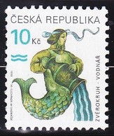 Timbre-poste Gommé Neuf** - Signe Du Zodiaque Verseau Aquarius - N° 193 (Yvert) - République Tchèque 1998 - Ungebraucht