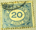 Netherlands 1921 Numerals 20c - Used - Oblitérés