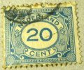 Netherlands 1921 Numerals 20c - Used - Gebruikt