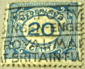 Netherlands 1921 Numerals 20c - Used - Oblitérés