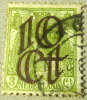 Netherlands 1923 Queen Wilhelmina 3c Overprinted 10c - Used - Usati