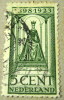 Netherlands 1923 Queens Accession 25th Anniversary 5c - Used - Gebraucht