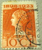 Netherlands 1923 Queens Accession 25th Anniversary 10c - Used - Usati