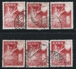 ● JAPAN 1953 - PESCA - N.° 539 Usati , Serie Compl. - Cat. ? € - Lotto N. 242 - Oblitérés