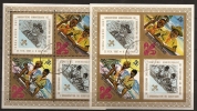Burundi 1967 N° BF 22 + ND O Scoutisme, Baden-Powell, Popote, Salut, Pansement, Mer, Palmier, Montagne - Used Stamps