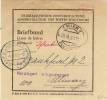 Austria - Briefbund - Deckzettel - Flug Von Wien Nach Frakfurt Zur IFRABA 1953 - Lettres & Documents