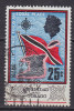 Trinidad & Tobago 1969 Mi. 236 X II     25 C Königin Queen Elizabeth II. & Flag Flagge Landkarte Map - Trinidad & Tobago (1962-...)