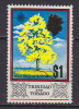 Trinidad & Tobago 1969 Mi. 240 X II     1 $ Königin Queen Elizabeth II. & Poui Tree In Bloom - Trinidad En Tobago (1962-...)