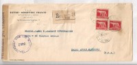 STORIA POSTALE RACCOMANDATA DA MILANO PER SAINT LOUIS MISSOURI DEL 2-7-1945 - Marcophilie