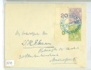 BRIEFOMSLAG Uit 1920 NVPH 56 + 59 Met VELRAND 11e NED. PHILATELISTENDAG (5523) - Lettres & Documents