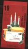 Canada 1991 N° Carnet 1216 ** Noël, Père Noël Dans Le Rue, Clochette, Bassine, Timbre, Enveloppe, Bougies - Carnets Complets