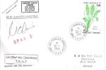 8209  LOWLAND LANCER Au KERGUELEN - OP 90-2 -   30-1-1990 ( Remplace Le MD ) - Lettres & Documents