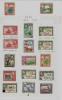 FIJI 1938-55 MINT LOT ON AN ALBUM PAGE INCLUDING HIGHER CATALOGUE VALUE STAMPS Cat £139+ - Fiji (...-1970)