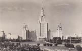 CPSM 9X1CPSM 9X14 . RUSSIE . MOSCOW . LOMONOSOV STATE UNIVERSIT. Au Dos Timbre Commémoratif 50 Ans De... - Russia