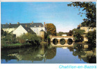 Carte Postale 58. Chatillon-en-Bazois Et Le Pont Sur L'Aron Trés Beau Plan - Chatillon En Bazois