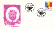 TH NEGOITA, POLAR EXPLORER, BEAR, OURS, 1990, SPECIAL COVER, OBLITERATION CONCORDANTE, ROMANIA - Erforscher