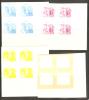 St Vincent Grenadines 1988 $3 Explorer Speke Burton Imperforate Colour Separation Proofs X 6 In  Blocks 4 MNH - St.Vincent & Grenadines