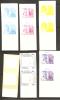 St Vincent Grenadines 1988 $3 Explorer Speke Burton Imperforate Colour Separation Proofs X 6 In Vertical Pairs MNH - St.Vincent Y Las Granadinas