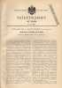 Original Patentschrift - F. Mauthe In Schwenningen , 1899 , Weckerwerk Mit Minuteneinstellung , Uhr , Wecker !!! - Autres & Non Classés