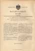 Original Patentschrift - C. Motz & Co In Schoeneberg , 1899 , Zirkel , Geometrie !!! - Autres & Non Classés