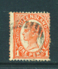 QUEENSLAND  -  1896  Queen Victoria  1d   Used As Scan - Oblitérés