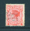 VICTORIA  -  1886  Queen Victoria  4d   Used As Scan - Used Stamps