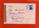 LETTRE BAD VOSLAU 1 CENSORED 13/9/1950 POUR MONTE CARLO MONACO HOTEL PALMIERS - Other & Unclassified