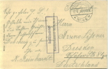 Feldpost 1.WK MASCHINENAMT 2 M.E.D. 2  1916 - Brieven En Documenten
