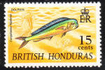 British Honduras 1968 July 15 Litho. Fish 15c MNH - Honduras Británica (...-1970)