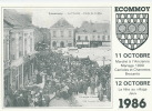 ECOMMOY - Carte Commémorative Fête Au Village En 1986 - Ecommoy