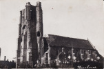 CP Photo ZONNEBEKE (Beselare) - L´église En Partie Détruite (A10, Ww1, Wk1) - Zonnebeke