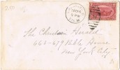 1091. Carta CINCINNATI ( Santa M) Ohio 1896. Fancy Cancel M Gride - Briefe U. Dokumente