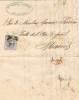 Envuelta Valladolid  1870. Rueda Carreta 14. ARAÑA NEGRA - Cartas & Documentos