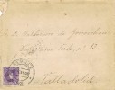 Carta SEVILLA 1908 A Valladolid - Storia Postale